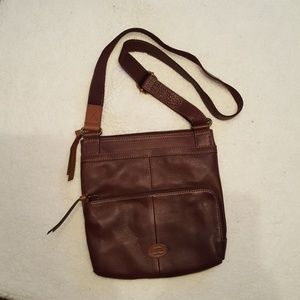 Fossil Morgan Traveler Leather Crossbody